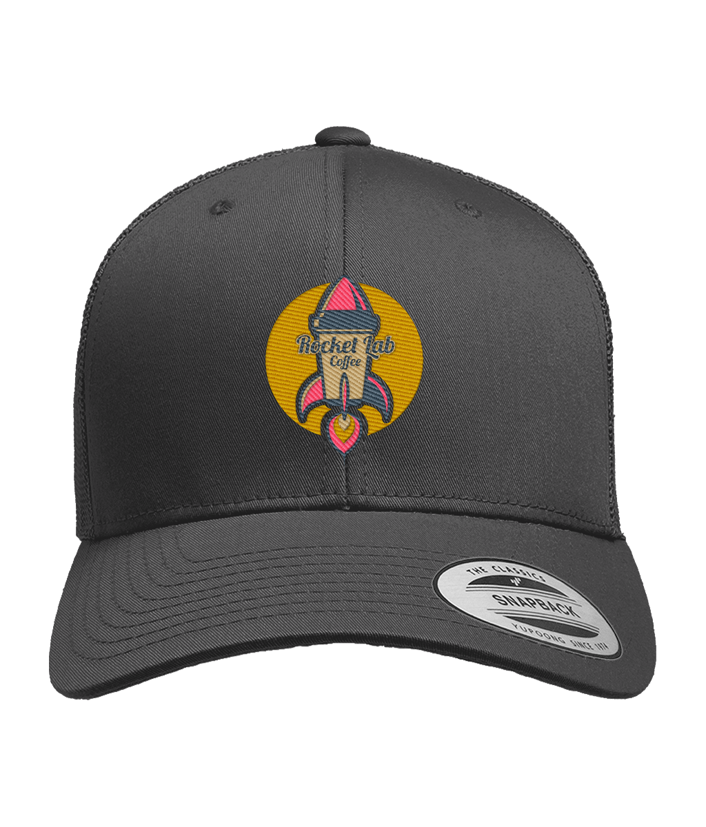 Rocket Lab Coffee Retro Trucker Cap