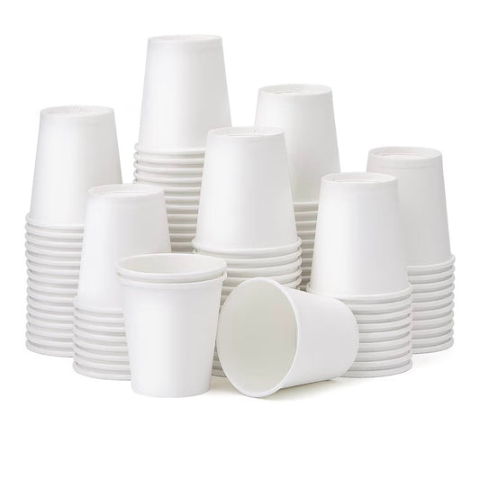 Espresso Coffee Cups 3oz 100pcs - White