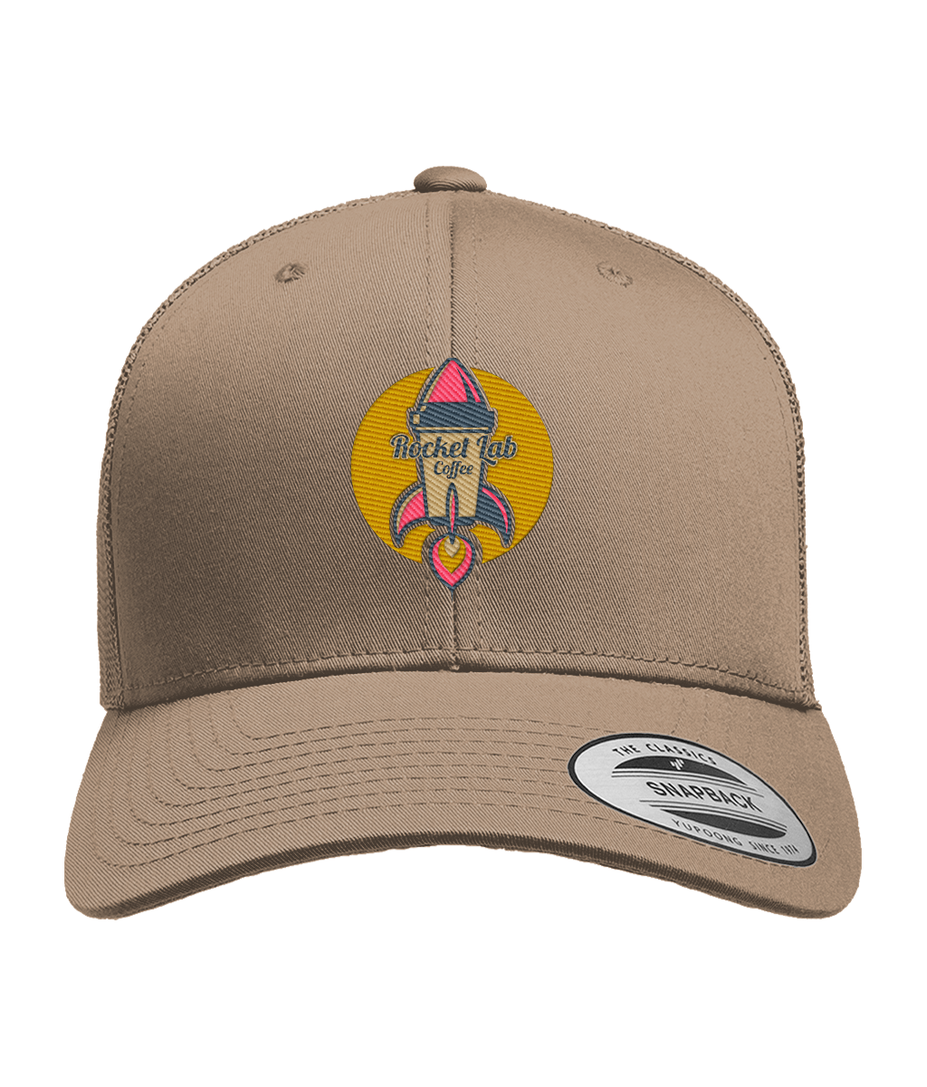Rocket Lab Coffee Retro Trucker Cap